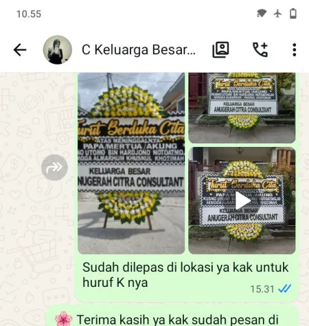 Pengiriman Papan Bunga Duka Kalideres Jakarta Barat
